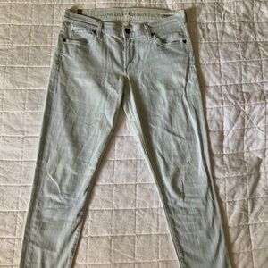 Low rise ankle skinny jeans